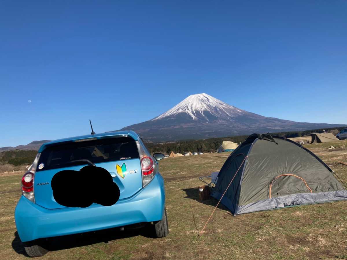 富士山キャンプwith車
